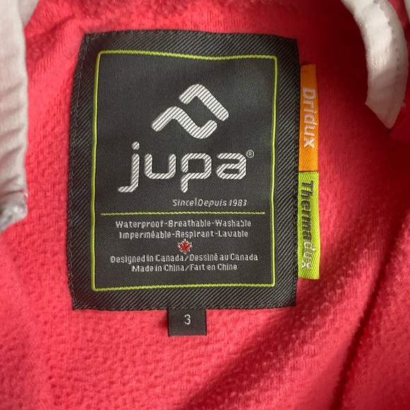 JUPA bib snow pants kids girls size 3T pink - Picture 13 of 16